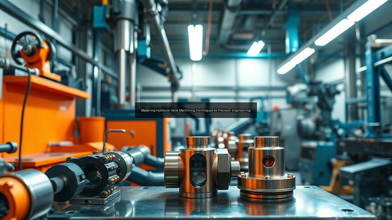 design valves functional testing hydraulic valve machining